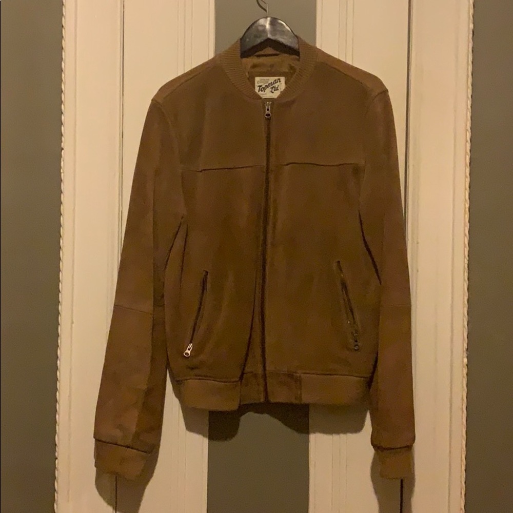 Topman Suede Bomber